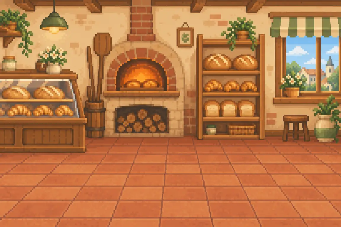 The bakery scene
